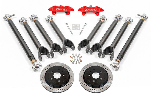 BMR 16-24 Chevrolet Camaro 15in Conversion Kit w/ Drilled & Slotted Rotors & Red Calipers - DRP363H for 2016-2024 Chevrolet C