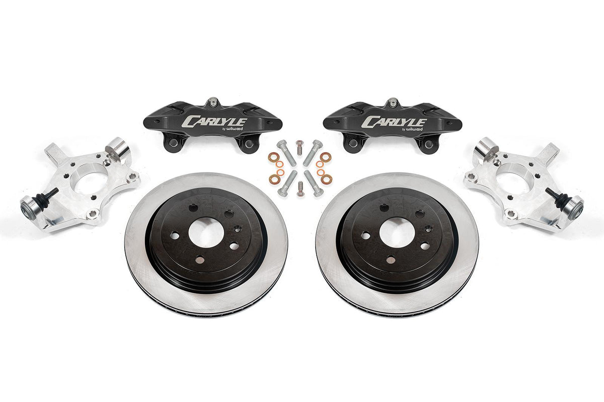 BMR 05-13 Chevrolet Corvette 15in Conversion Kit w/ Solid Rotors & Black Calipers - DRP550 for 1997-2013 Chevrolet Corvette