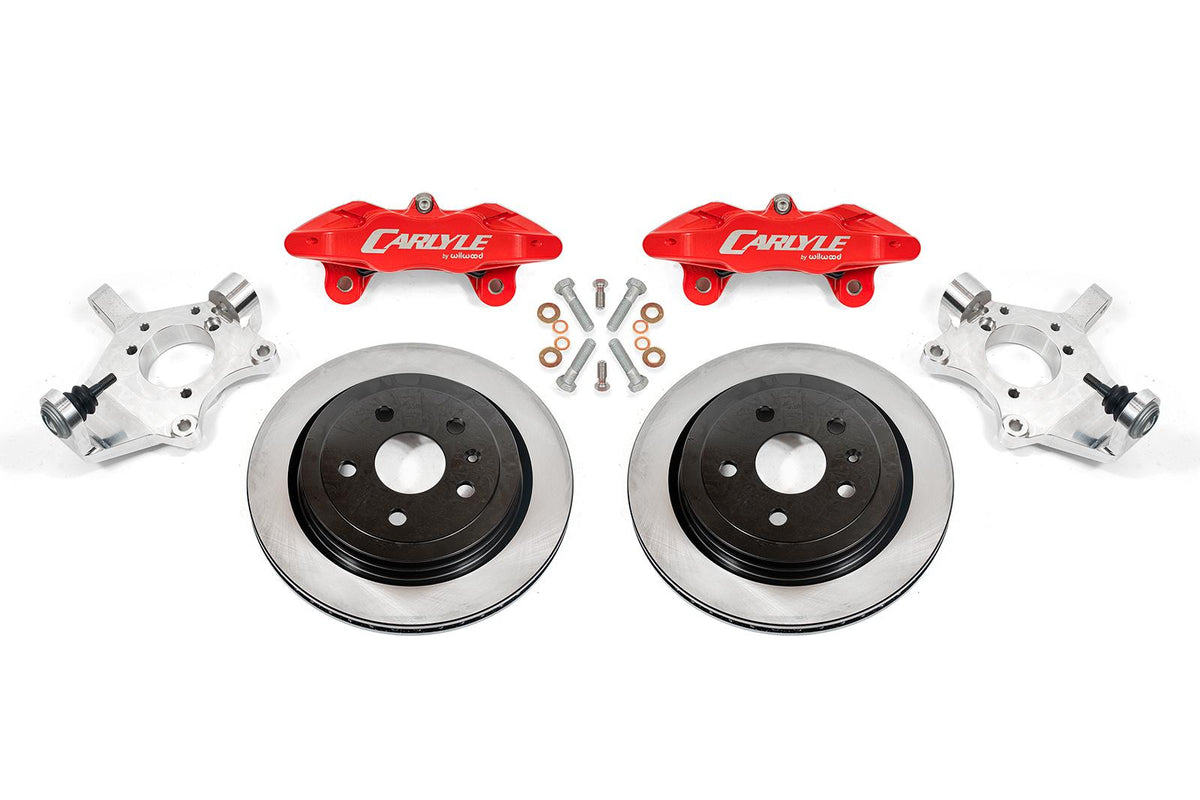 BMR 05-13 Chevrolet Corvette 15in Conversion Kit w/ Solid Rotors & Red Calipers - DRP551 for 1997-2013 Chevrolet Corvette