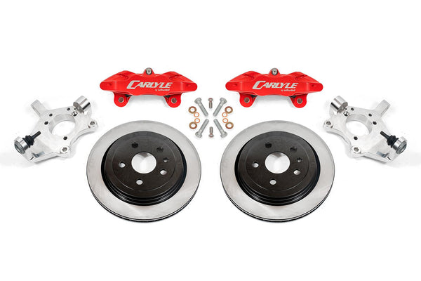 BMR 05-13 Chevrolet Corvette 15in Conversion Kit w/ Solid Rotors & Red Calipers - DRP551 for 1997-2013 Chevrolet Corvette
