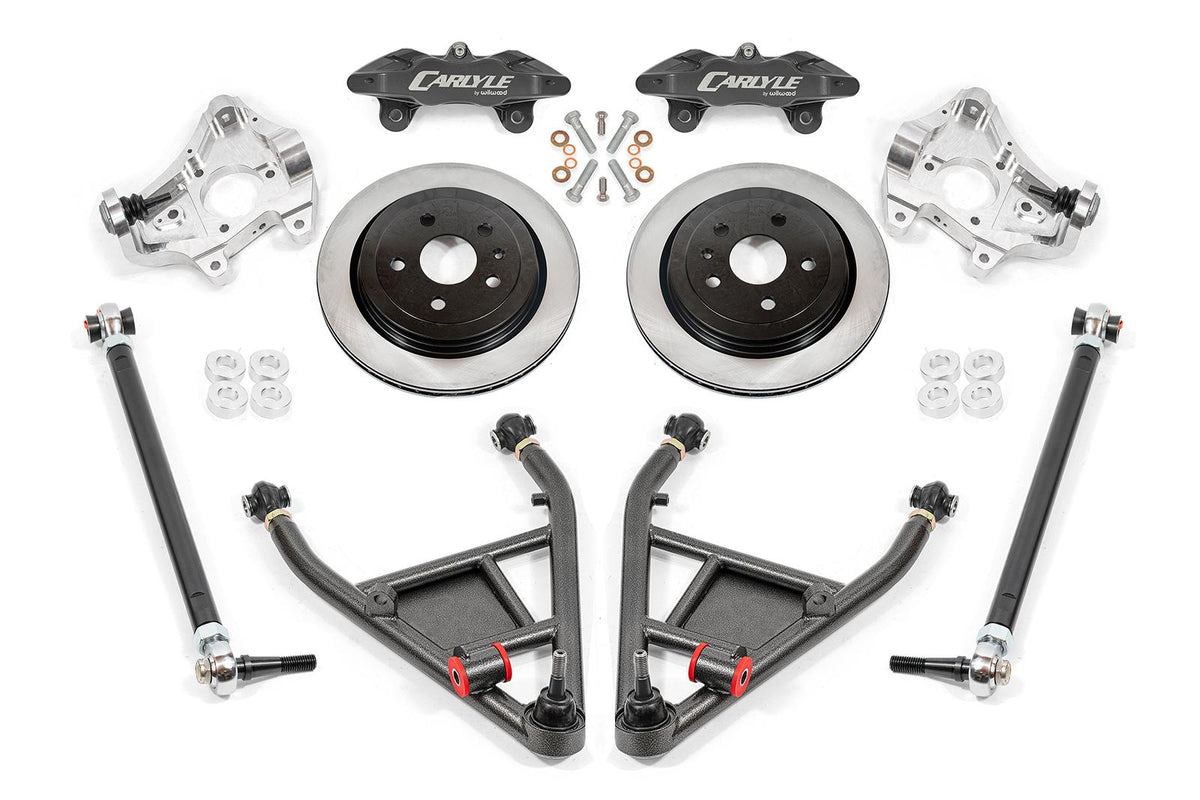 BMR 14-19 Chevrolet Corvette 15in Conversion Kit w/ Solid Rotors & Black Calipers - DRP570H for 2014-2019 Chevrolet Corvette