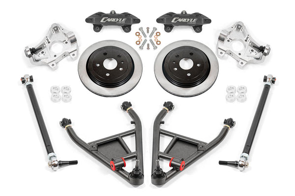 BMR 14-19 Chevrolet Corvette 15in Conversion Kit w/ Solid Rotors & Black Calipers - DRP570H for 2014-2019 Chevrolet Corvette