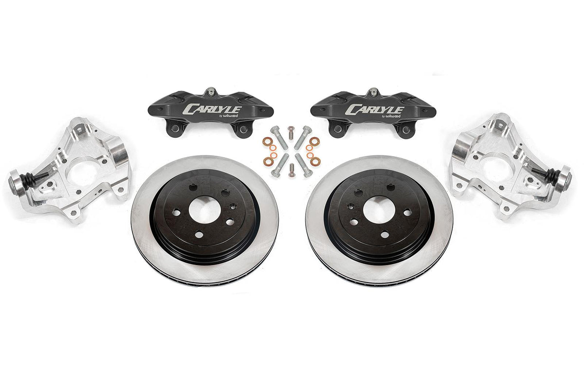 BMR 14-19 Chevrolet Corvette 17in Conversion Kit w/ Solid Rotors & Black Calipers - DRP574 for 2014-2019 Chevrolet Corvette