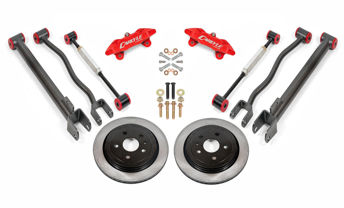 BMR 08-14 Cadillac CTS-V 15in Conversion Kit w/ Solid Rotors & Red Calipers - DRP621H for 2008-2014 Cadillac Cts V