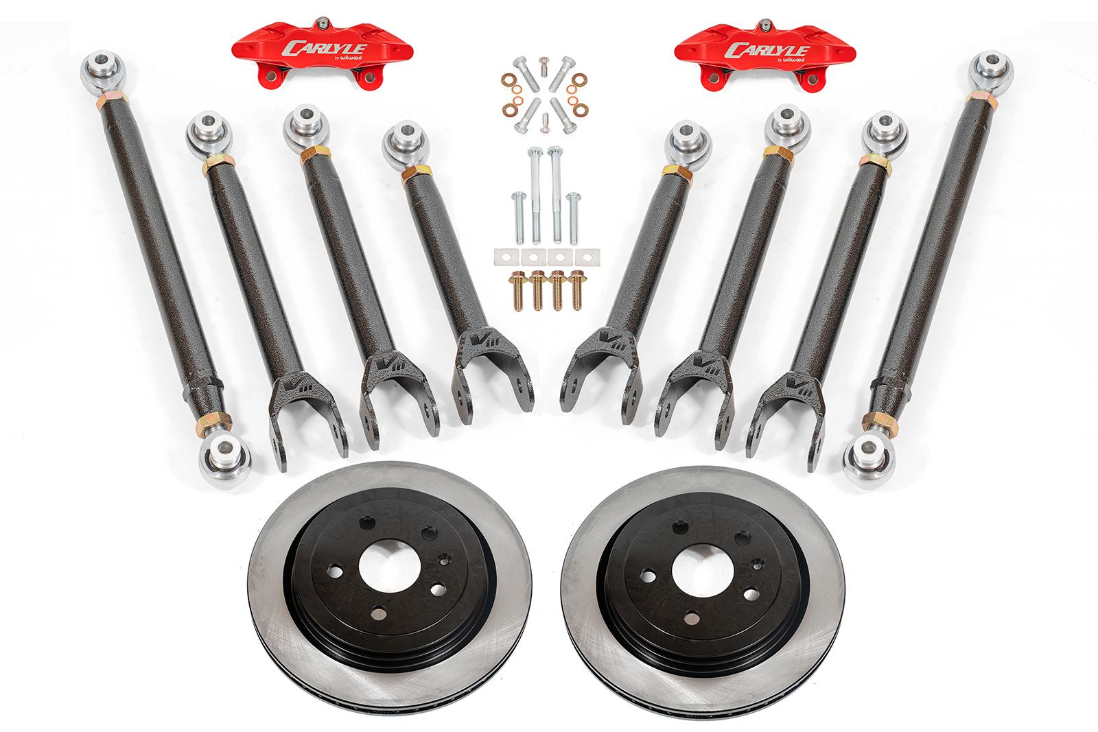 BMR 15-19 Cadillac CTS-V 15in Conversion Kit w/ Solid Rotors & Red Calipers - DRP631H for 2015-2019 Cadillac Cts V