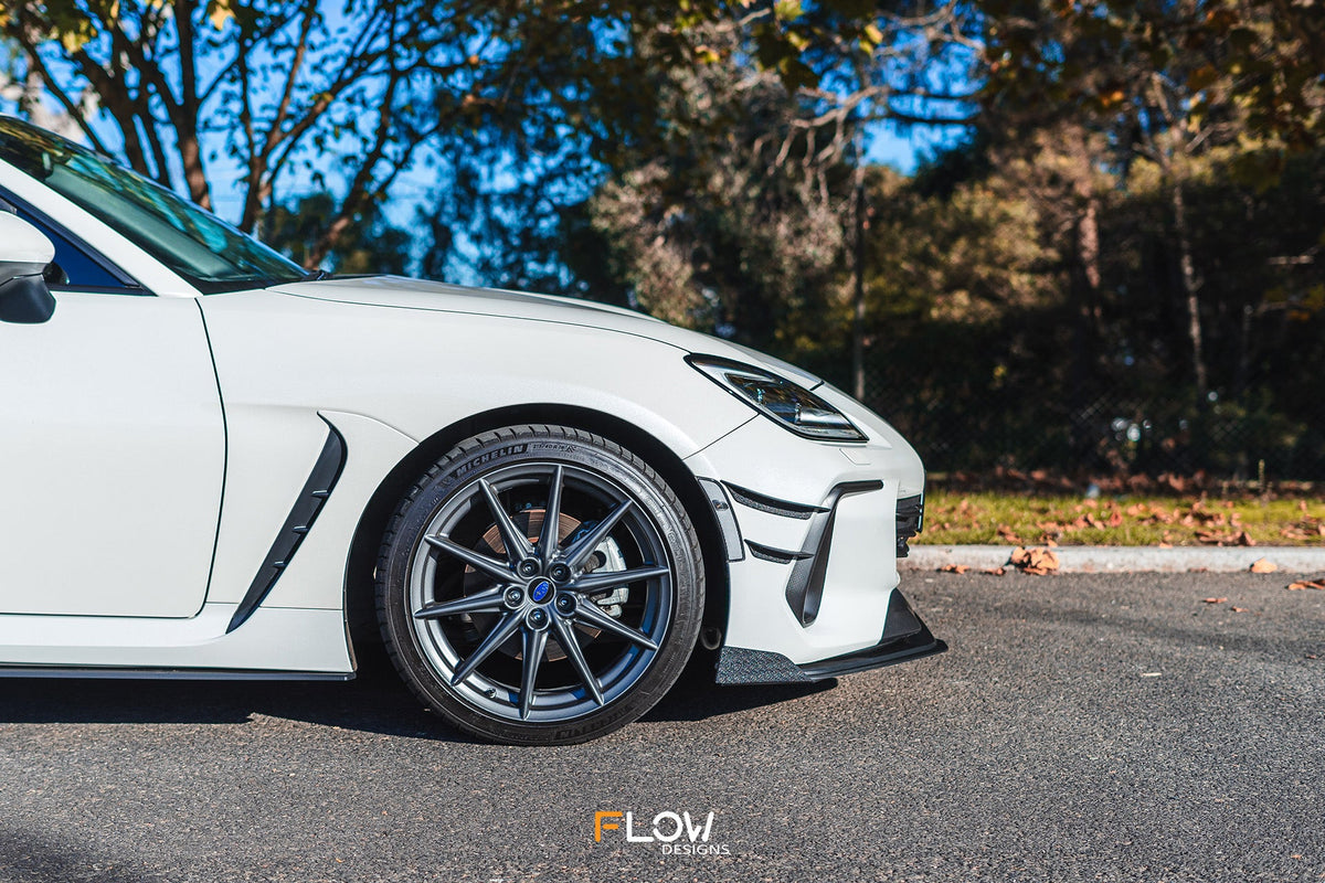 Flow Designs - ZD8 BRZ Front Bumper Canards