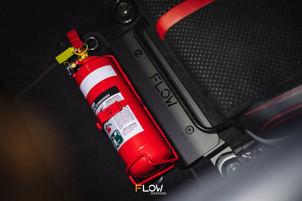 Flow Designs - ZD8 BRZ STI Adjustable Fire Extinguisher Bracket/Mount