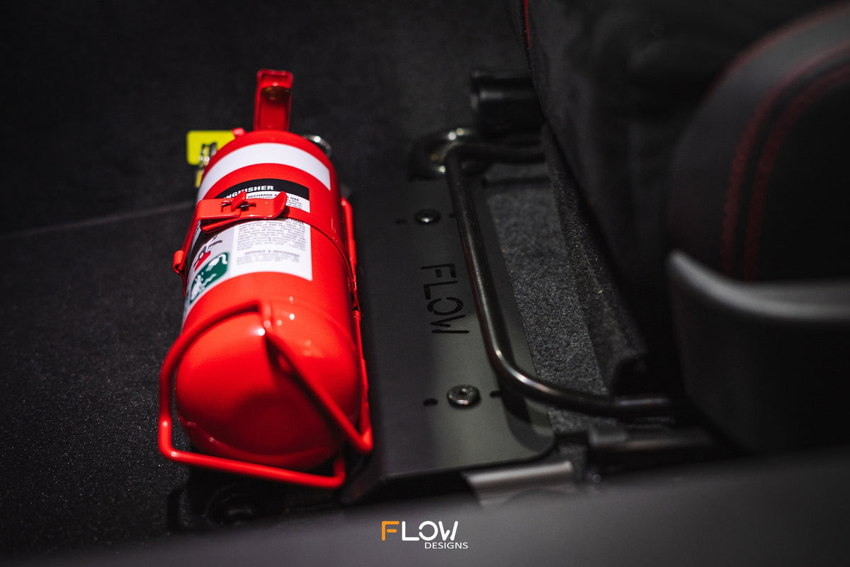 Flow Designs - ZD8 BRZ STI Adjustable Fire Extinguisher Bracket/Mount