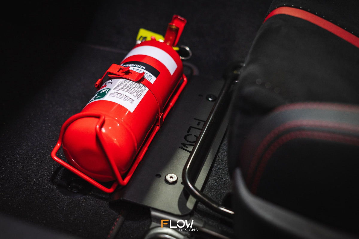 Flow Designs - ZD8 BRZ STI Adjustable Fire Extinguisher Bracket/Mount