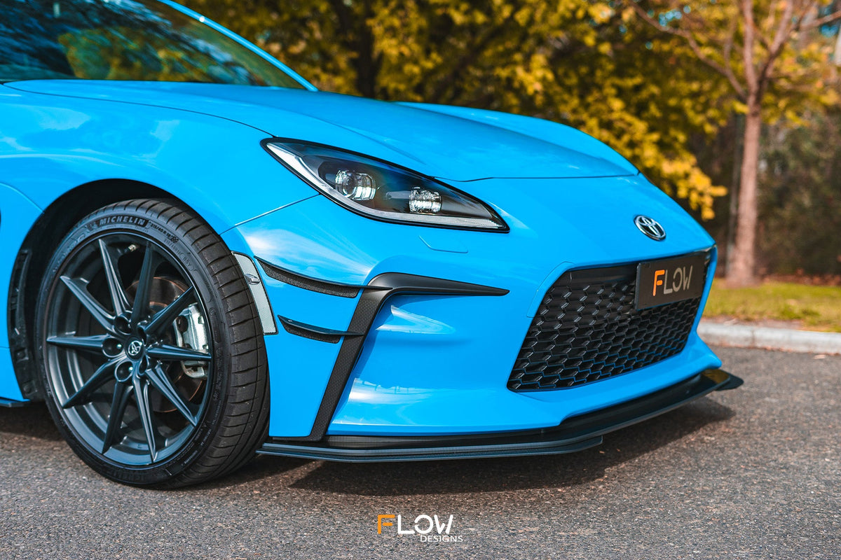 Flow Designs - ZN8 GR86 Front Lip Splitter Extensions (Pair)