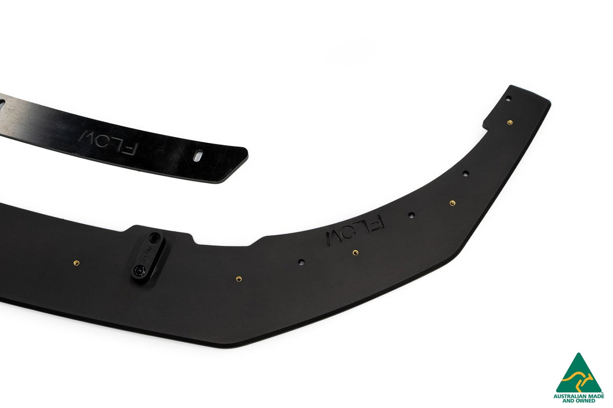 Flow Designs - CN7 Elantra N Line Sedan 2020 Front Lip Splitter &amp; Mounting Brace
