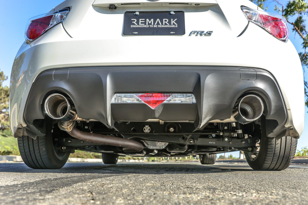 Remark 12-18 Subaru BRZ/Toyota 86 Axle Back Exhaust w/Titanium Stainless Double Wall Tip - RO-TTZN-D