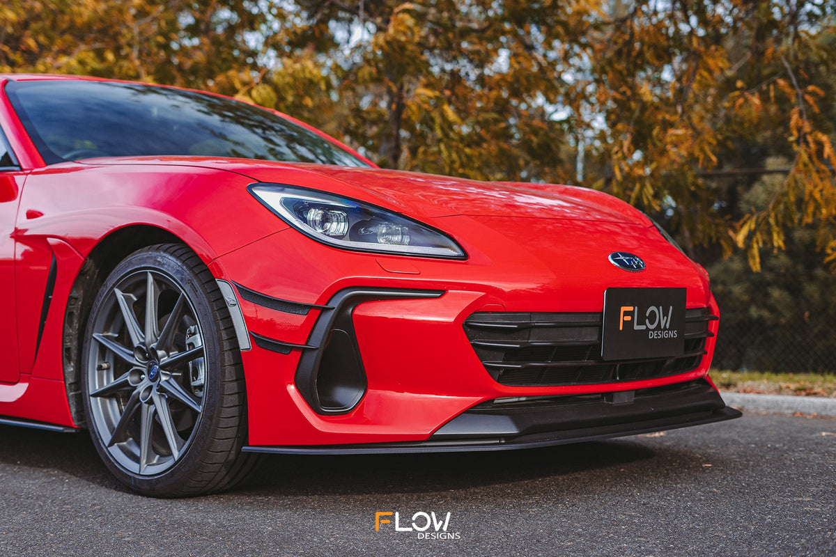 Flow Designs - ZD8 BRZ Front Bumper Canards
