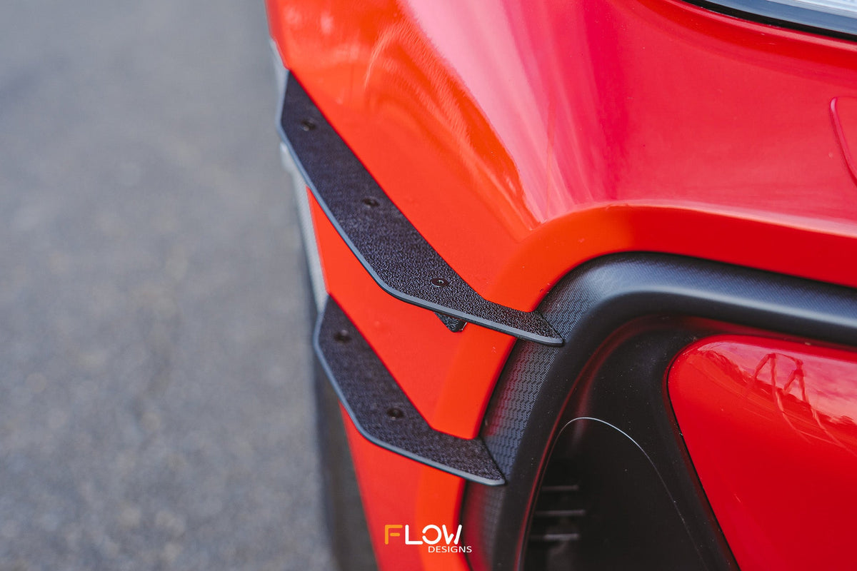 Flow Designs - ZD8 BRZ Front Bumper Canards