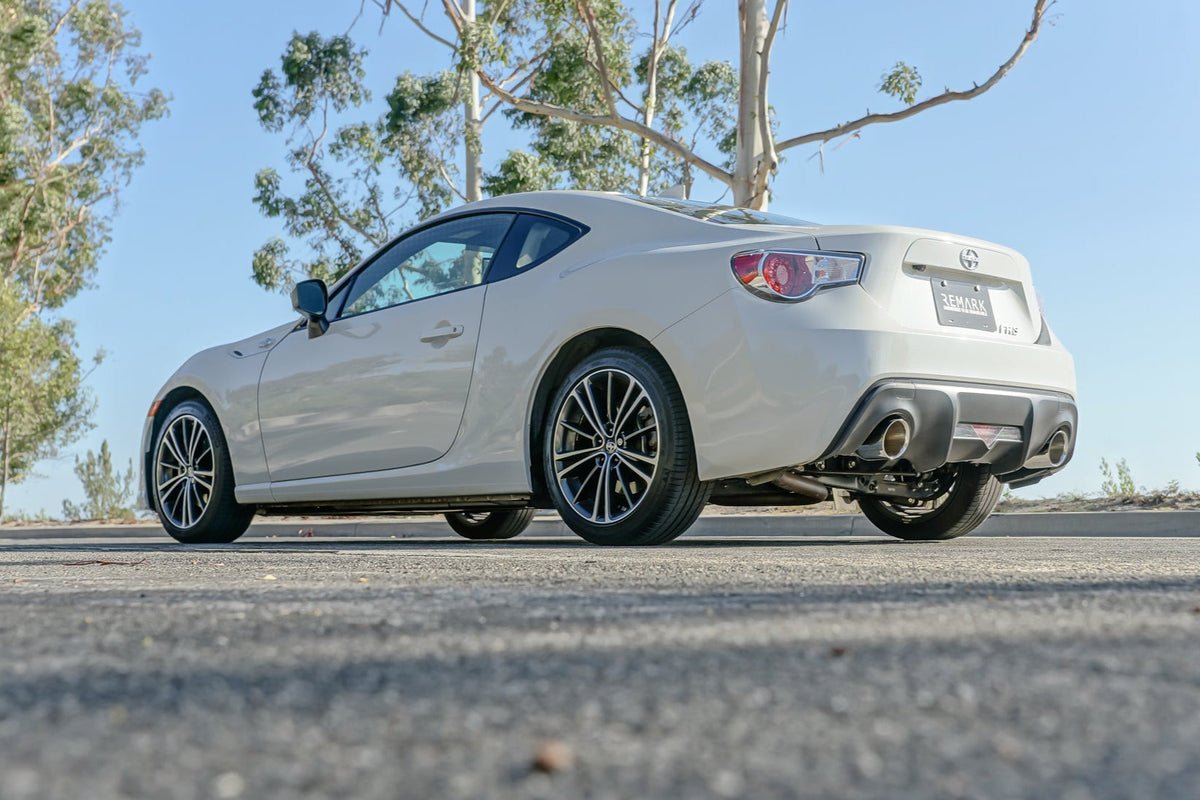 Remark 12-18 Subaru BRZ/Toyota 86 Axle Back Exhaust w/Titanium Stainless Double Wall Tip - RO-TTZN-D