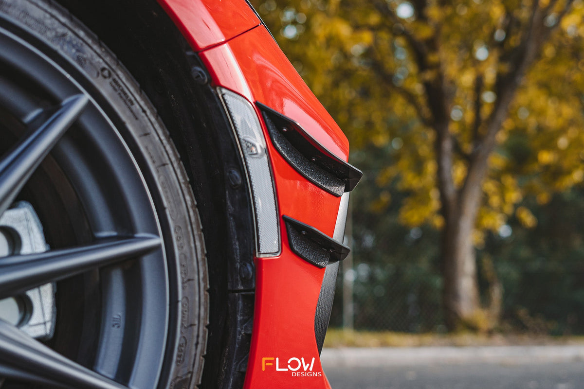 Flow Designs - ZD8 BRZ Front Bumper Canards