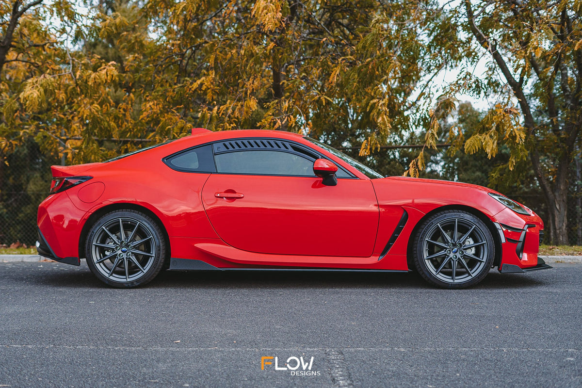 Flow Designs - ZD8 BRZ Rear Spats (TEXTURED; Pair)