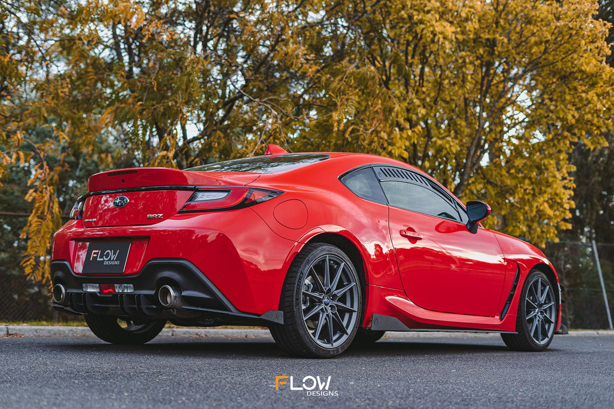 Flow Designs - ZD8 BRZ Rear Spats (TEXTURED; Pair)