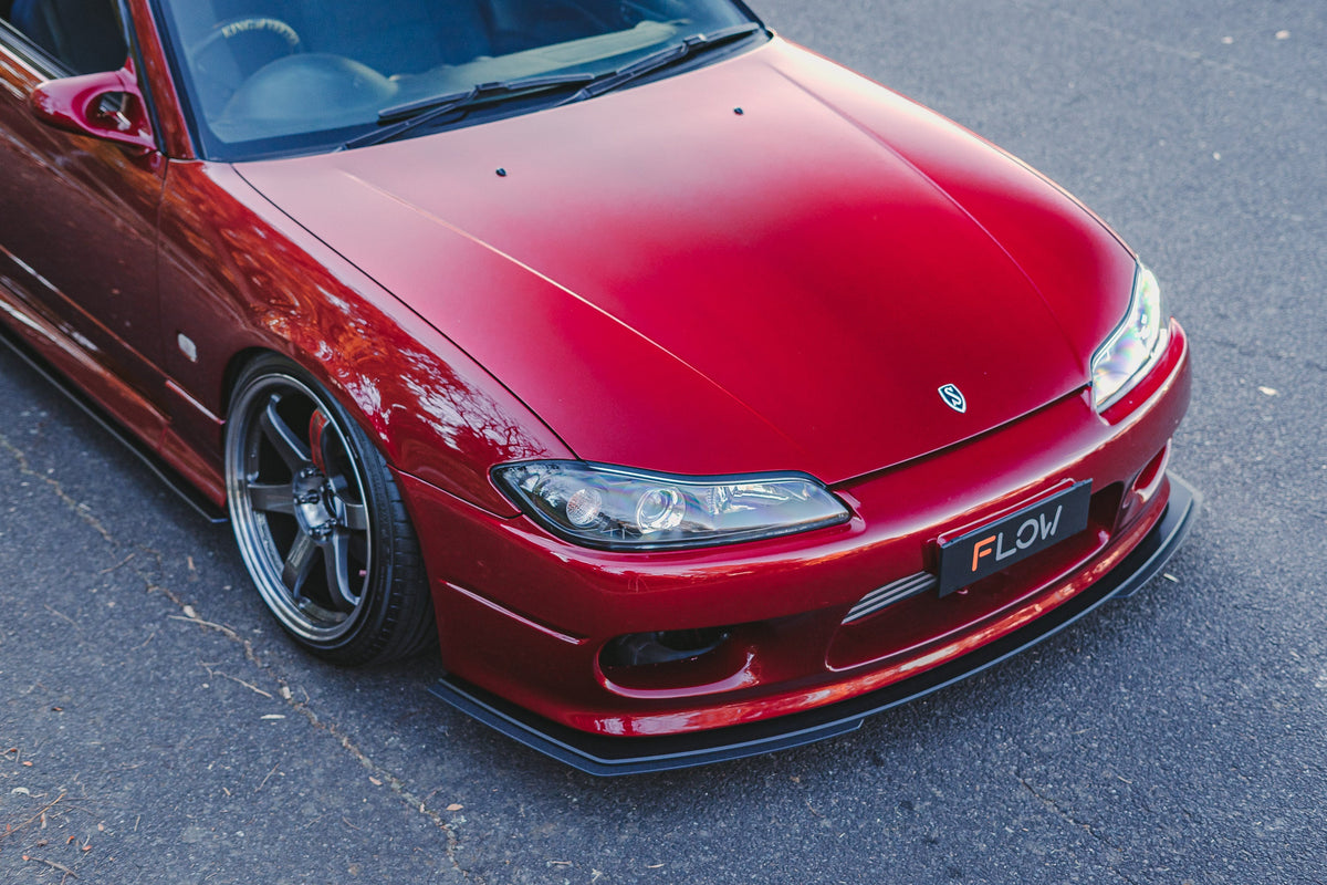 Flow Designs - S15 / 200SX Front Lip Splitter (For Standard Front Bar)