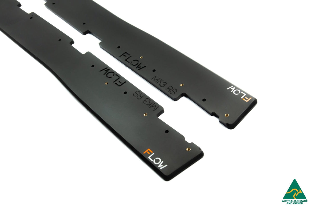 Flow Designs - MK3.5 Focus ST (Facelift) Side Skirt Splitters (Pair)