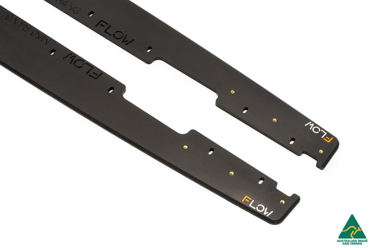 Flow Designs - MK6 Golf R Side Skirt Splitters V3 (Pair)