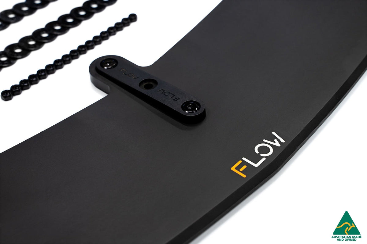 Flow Designs - Lancer Evolution IX Front Lip Splitter With Support Rods