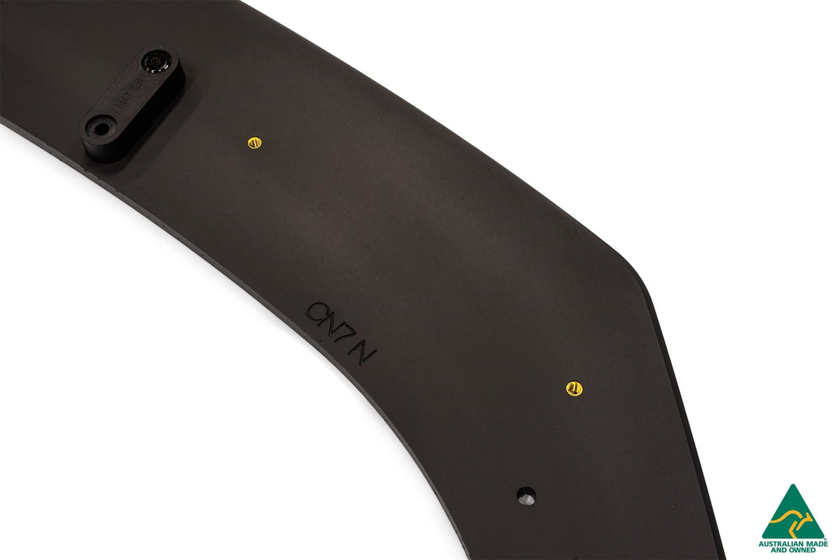 Flow Designs - CN7 Elantra N Sedan 21-23 Front Lip Splitter &amp; Mounting Brace