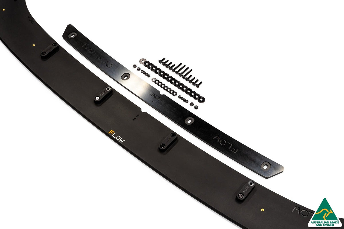 Flow Designs - CN7 Elantra N Sedan 21-23 Front Lip Splitter &amp; Mounting Brace