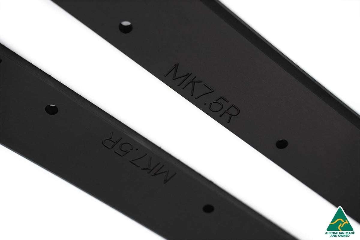 Flow Designs - MK7.5 Golf R Side Skirt Splitters (Pair)