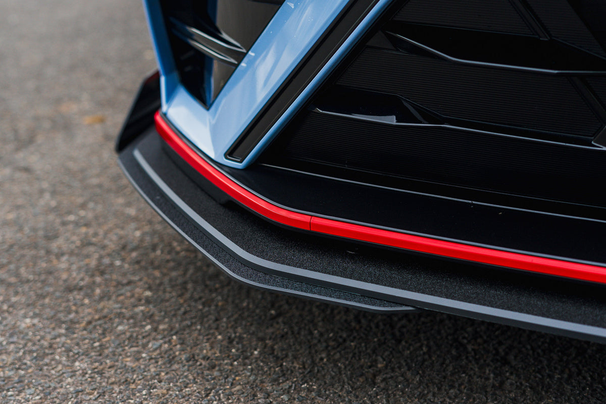 Flow Designs - CN7 V2 Elantra N Sedan Facelift V2 - 2024 Front Lip Splitter &amp; Mounting Brackets (Pair)