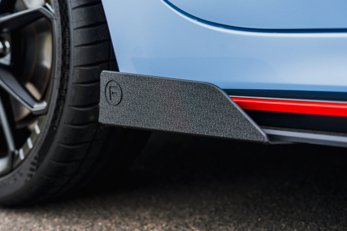 Flow Designs - CN7 V2 Elantra N Sedan Facelift V2 - 2024 Side Skirt Splitter Winglets (Pair)