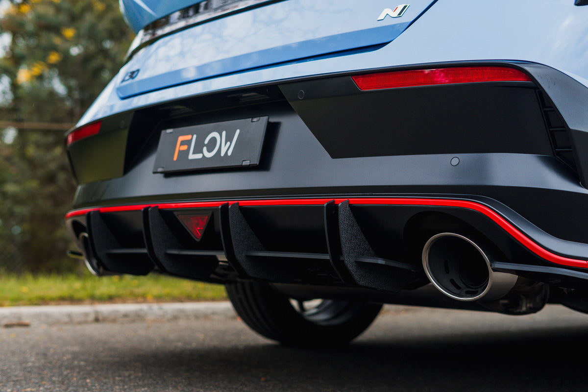 Flow Designs - CN7 V2 Elantra N Sedan Facelift V2 - 2024 Flow-Lock Rear Diffuser