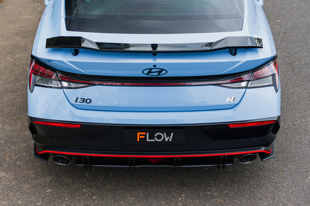 Flow Designs - CN7 V2 Elantra N Sedan Facelift V2 - 2024 Rear Spats (Pair)