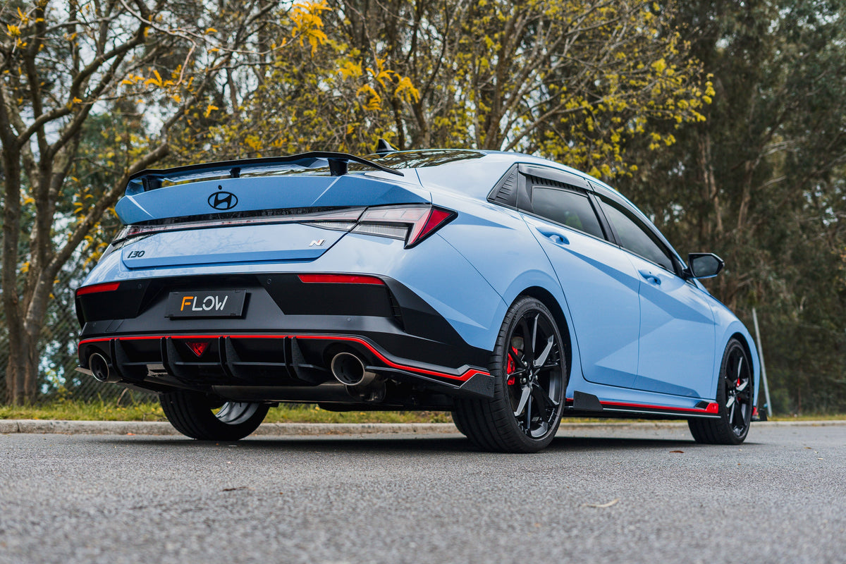 Flow Designs - CN7 V2 Elantra N Sedan Facelift V2 - 2024 Flow-Lock Rear Diffuser