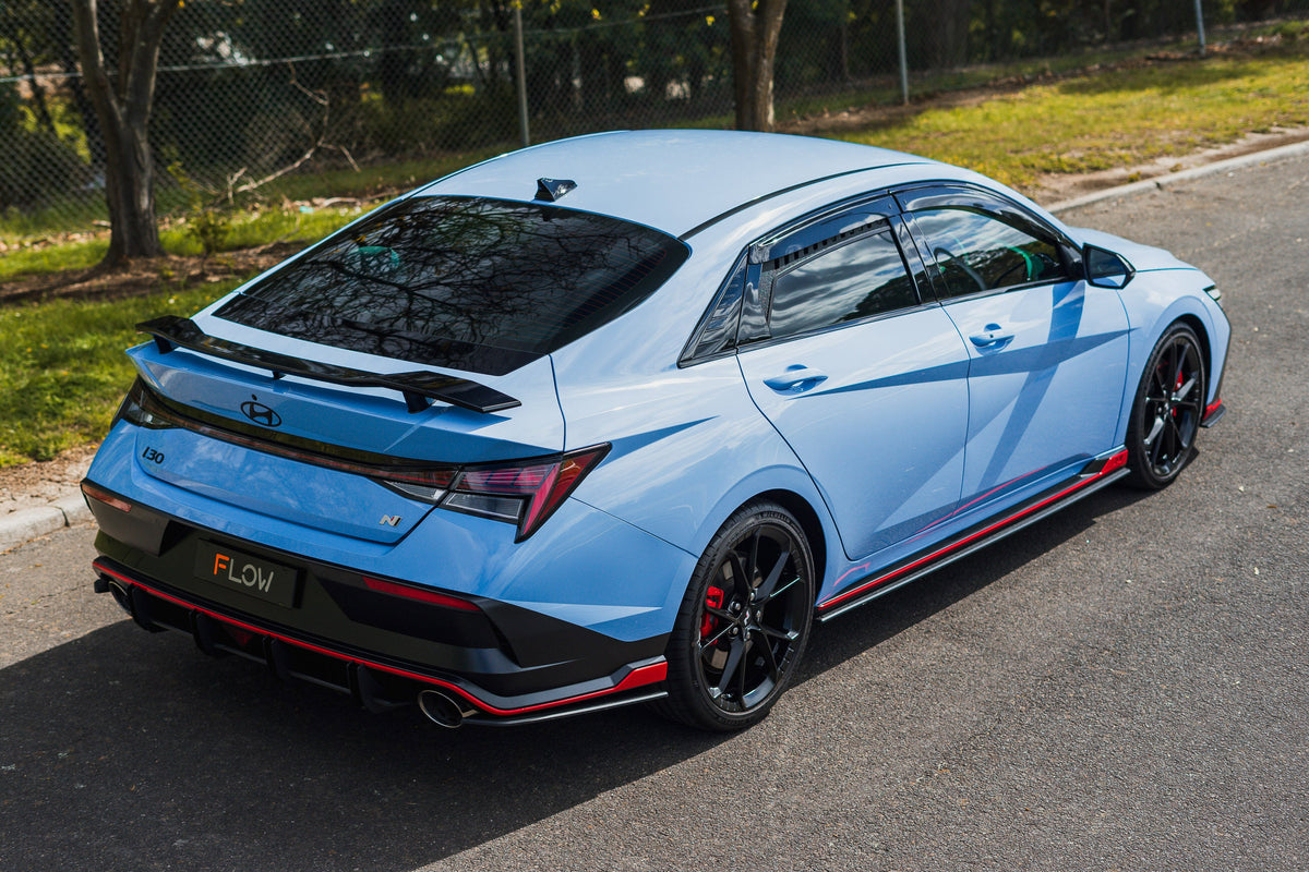 Flow Designs - CN7 V2 Elantra N Sedan Facelift V2 - 2024 Rear Window Vents (Pair)