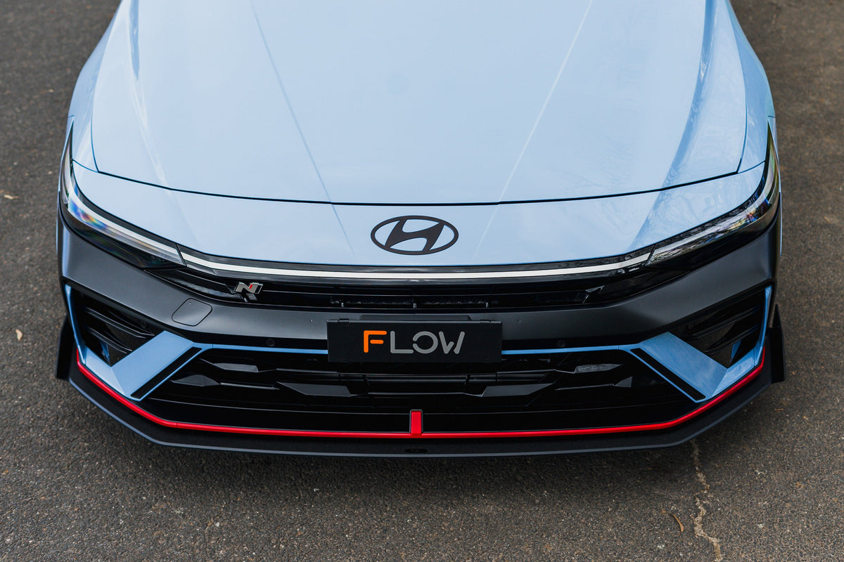 Flow Designs - CN7 V2 Elantra N Sedan Facelift V2 - 2024 Front Lip Splitter Winglets (Pair)