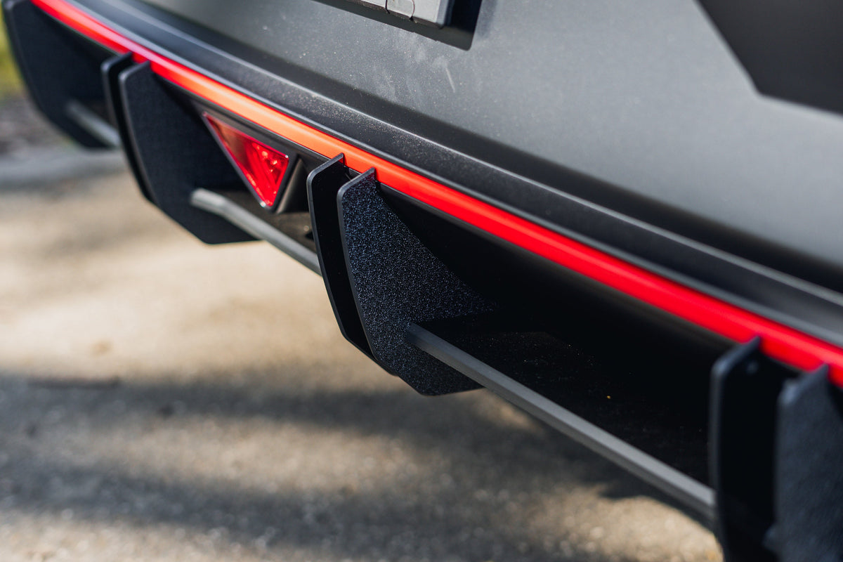 Flow Designs - CN7 V2 Elantra N Sedan Facelift V2 - 2024 Flow-Lock Rear Diffuser