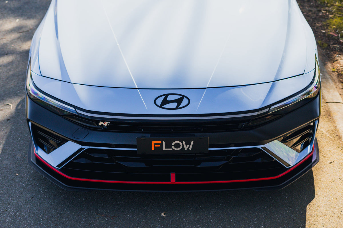 Flow Designs - CN7 V2 Elantra N Sedan Facelift V2 - 2024 Front Lip Splitter Extensions (Pair)