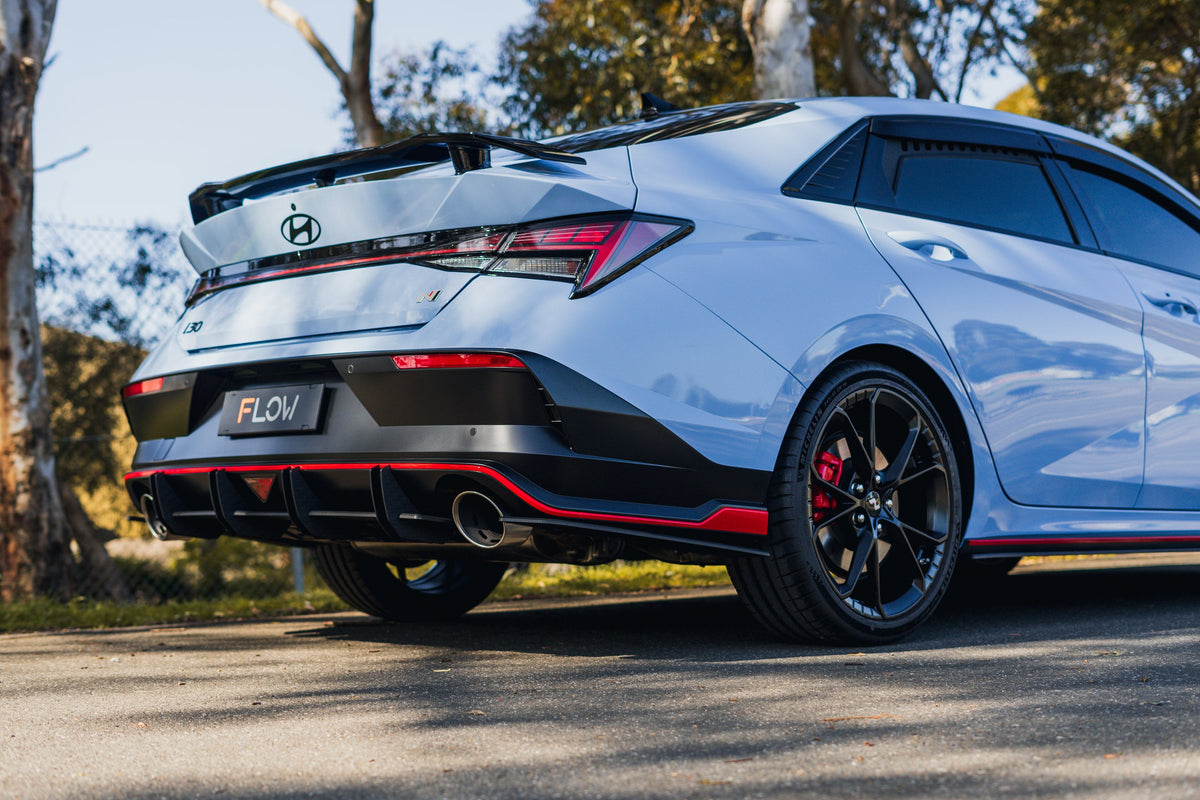 Flow Designs - CN7 V2 Elantra N Sedan Facelift V2 - 2024 Rear Spats (Pair)