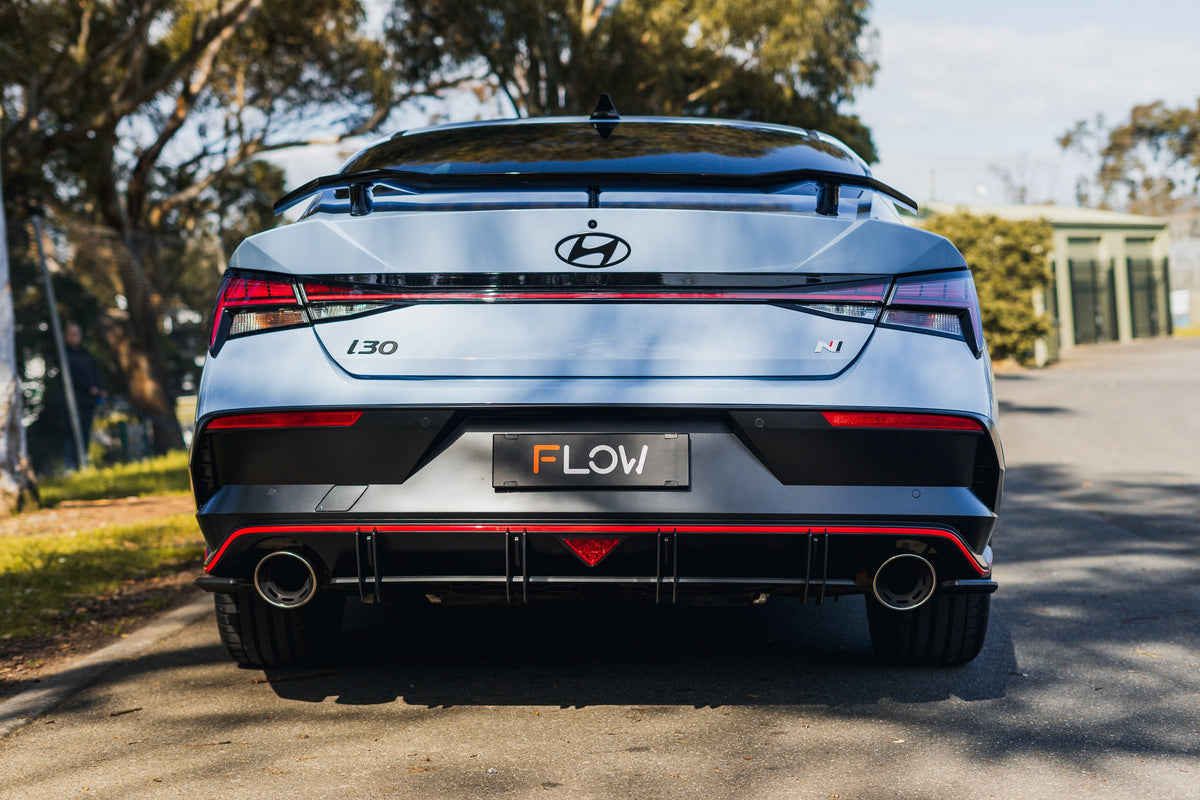 Flow Designs - CN7 V2 Elantra N Sedan Facelift V2 - 2024 Flow-Lock Rear Diffuser