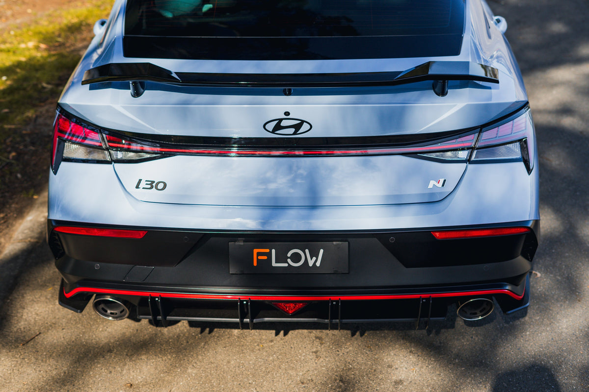 Flow Designs - CN7 V2 Elantra N Sedan Facelift V2 - 2024 Rear Spats (Pair)