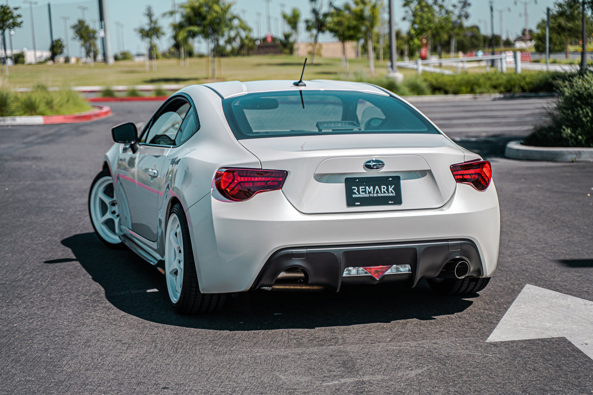 Remark 13+ Subaru BRZ/Toyota 86/FRS Single-Exit Axle Back Exhaust w/Stainless Steel Tip - RO-TSZN-SL