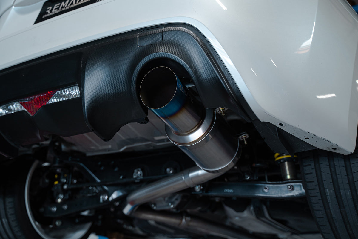Remark 12-21 Scion/Toyota/Subaru FRS/BRZ/86 Cat-Back Remark Exhaust w/Titanium Burnt Tip - RK-C1063T-03T