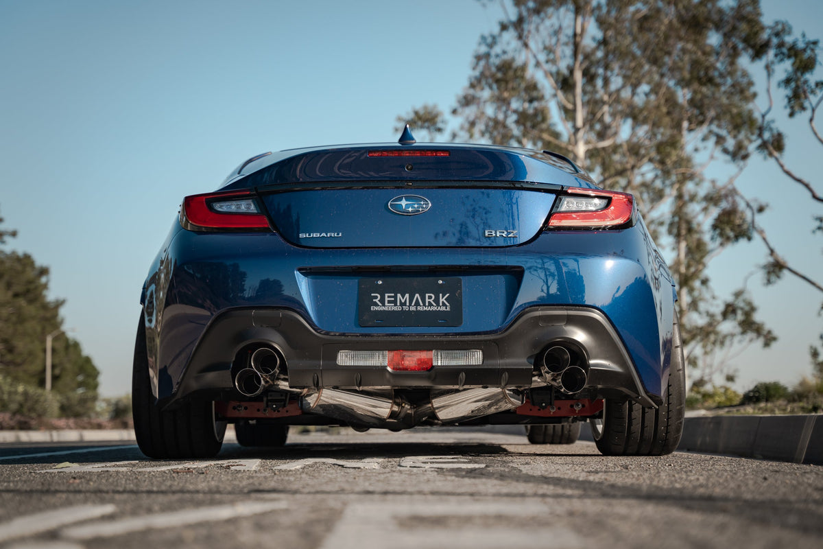 REMARK Sports Touring CatBack Exhaust, Toyota GR86 / Subaru BRZ 2022+, Stainless Steel Tip - RK-C4063T-04