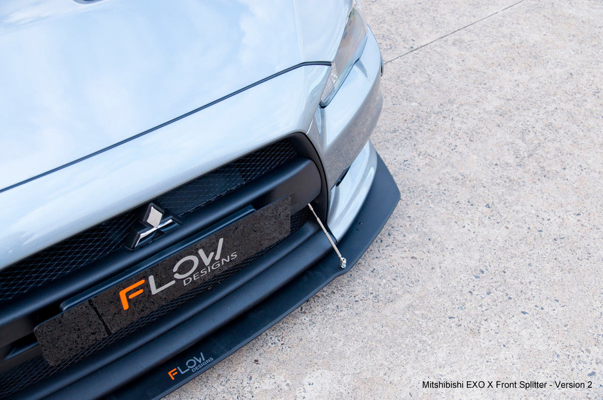 Flow Designs - Lancer Evolution X Full Lip Splitter Set