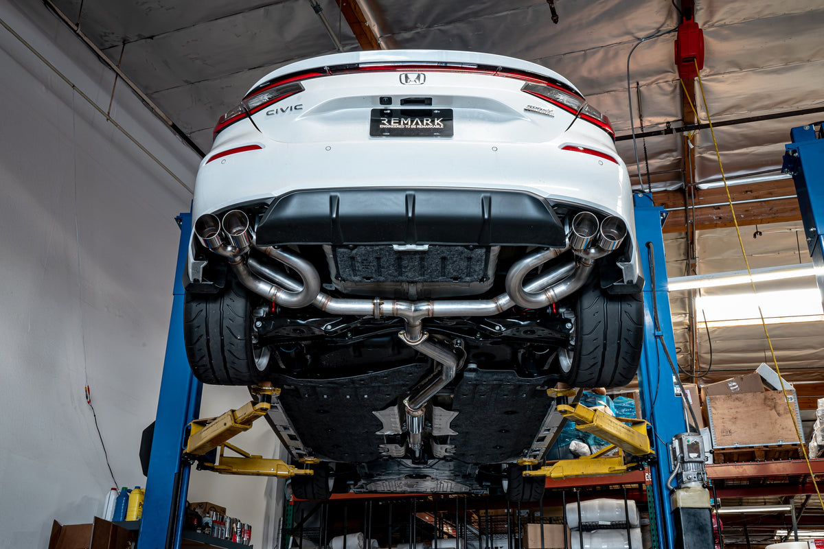 Remark 2022+ Honda Civic Hatchback Sport Touring FL1 (Link Loop) Catback Exhaust Stainless Steel Tip - RK-C4063H-07