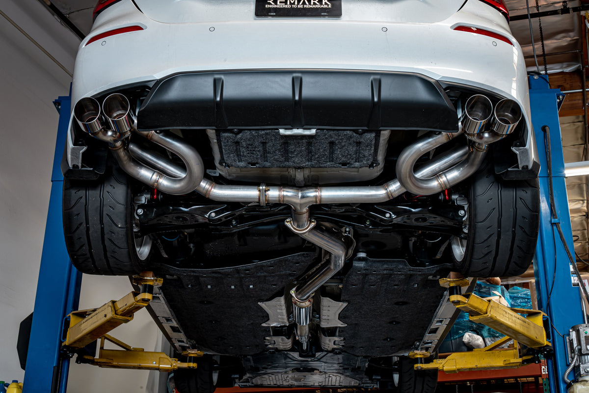 Remark 2022+ Honda Civic Hatchback Sport Touring FL1 (Link Loop) Catback Exhaust Stainless Steel Tip - RK-C4063H-07
