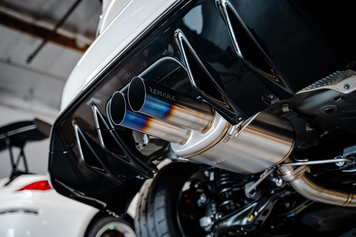 Remark 2023+ Honda Civic Type-R (FL5) Sports Touring Catback Titanium Exhaust/SUS304 Front Pipe - RK-C2076H-09TS