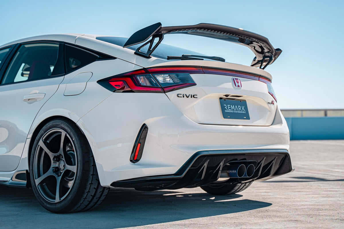 Remark 2023+ Honda Civic Type-R (FL5) Sports Touring Catback Titanium Exhaust/SUS304 Front Pipe - RK-C2076H-09TS