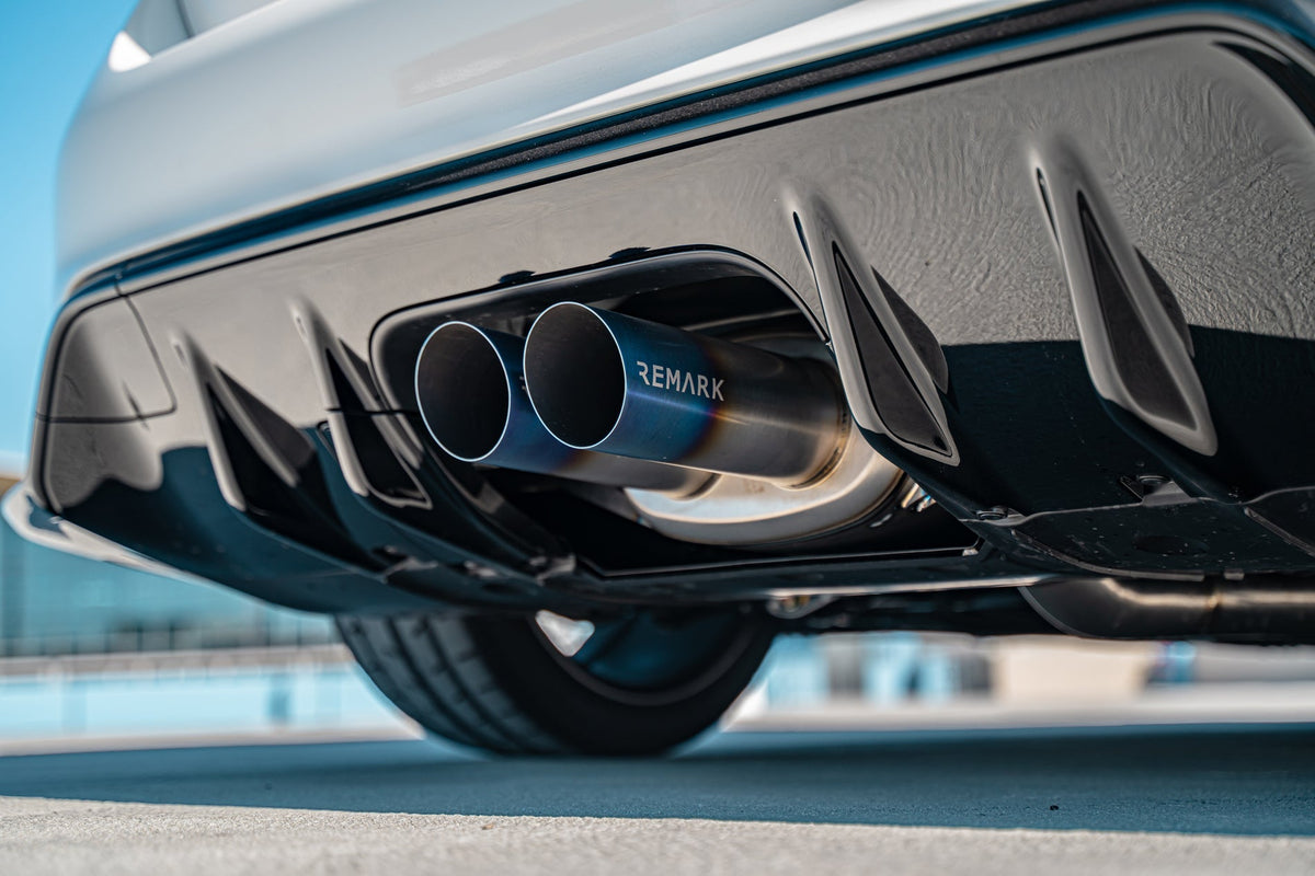Remark 2023+ Honda Civic Type-R (FL5) Sports Touring Catback Titanium Exhaust/SUS304 Front Pipe - RK-C2076H-09TS